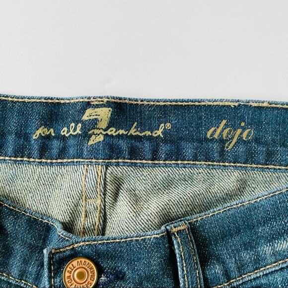 7 for all Mankind | Dojo Crop Jeans Medium Wash 27 - Picture 7 of 9